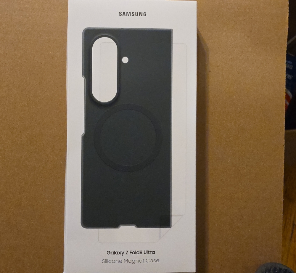 Samsung Silicone Magnet Case for Galaxy Z Fold8 Ultra - Black